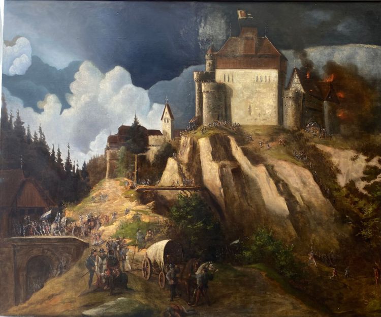 Die Erstürmung der Burg von Rothenburg